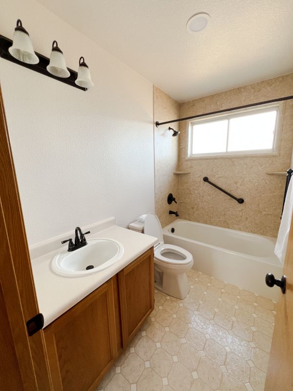 Space-Optimized Bathroom Remodel